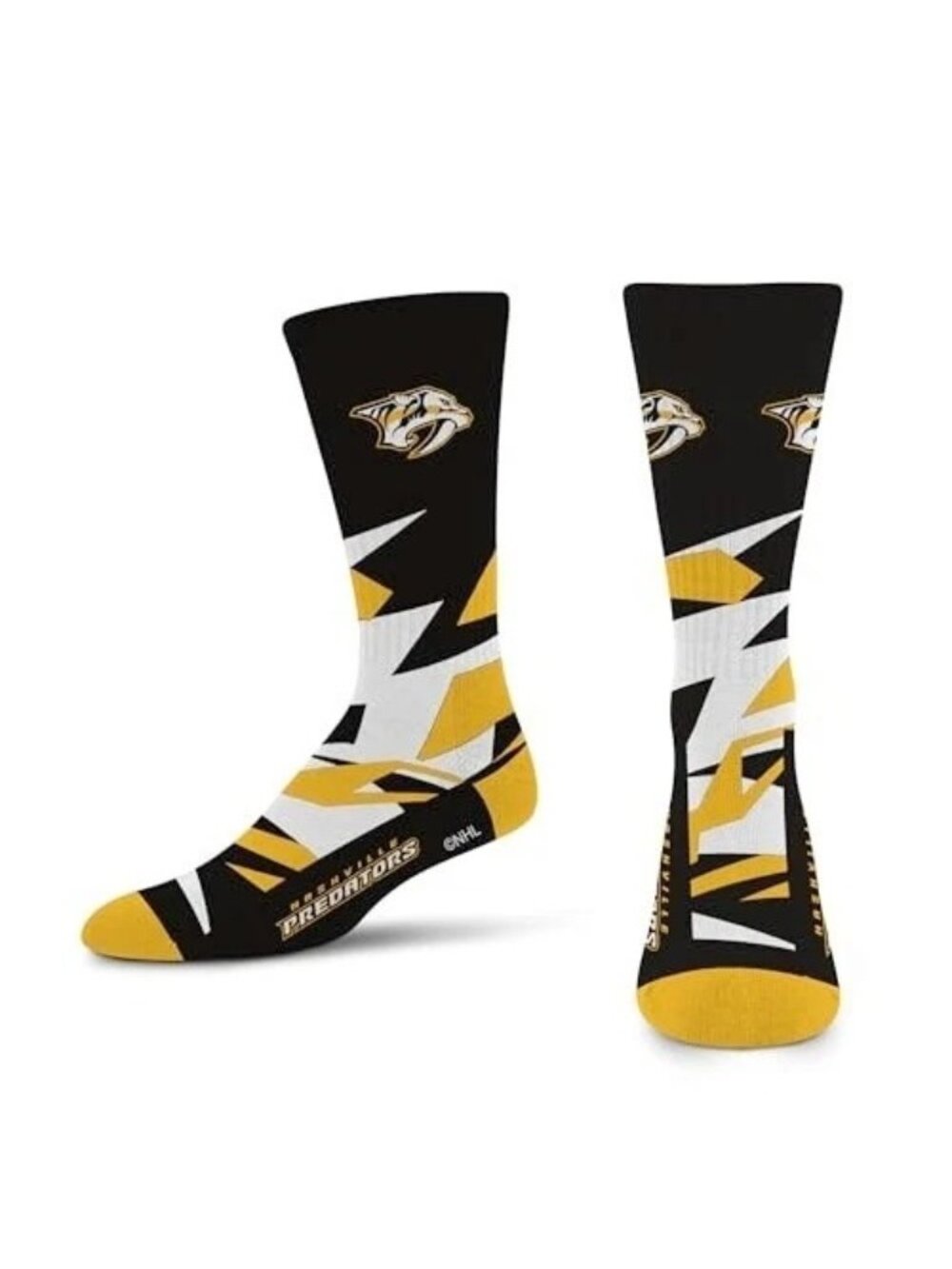 Nashville Predators Shattered Camo Crew Socks  Size Large (9-12 Men’s) – NHL NEW